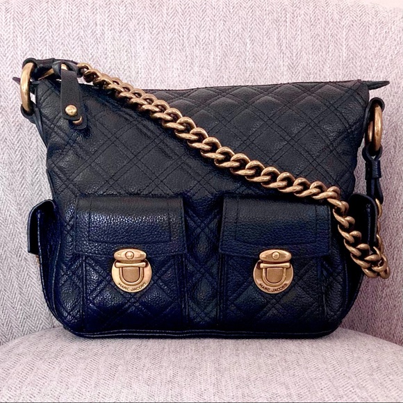 Marc Jacobs Blake Quilted Leather Leather Shoulder Bag - Picture 1 of 11